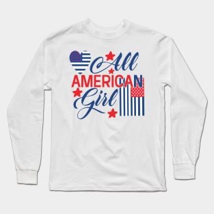 4th of July, Independence Day ,America S,USA Flag Long Sleeve T-Shirt